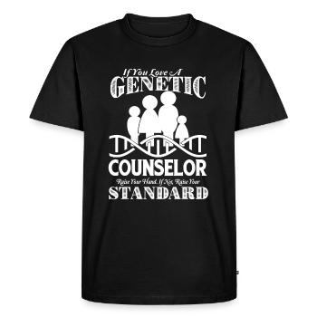 Genetic Counselor If You Love A Genetic Counselor - Men's Premium Organic T-Shirt - black - Front - Nico (187cm)