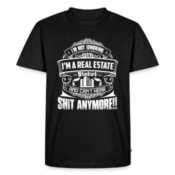 Real Estate Broker I'm A Real Estate Broker - Men's Premium Organic T-Shirt - black - Front - Nico (187cm)