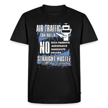 Things About Air Traffic Controller - Men's Premium Organic T-Shirt - black - Front - Nico (187cm)