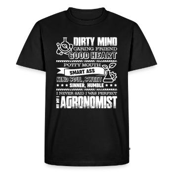 Agronomist I Am An Agronomist - Men's Premium Organic T-Shirt - black - Front - Nico (187cm)