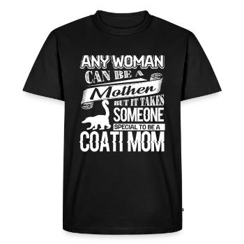 Coati Proud To Be Coati Mom - Men's Premium Organic T-Shirt - black - Front - Nico (187cm)
