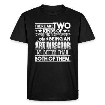 Art Director Being An Art Director - Men's Premium Organic T-Shirt - black - Front - Nico (187cm)