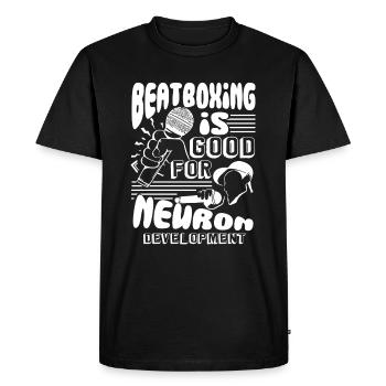 Beatboxer Beatboxing Is Good - Men's Premium Organic T-Shirt - black - Front - Nico (187cm)