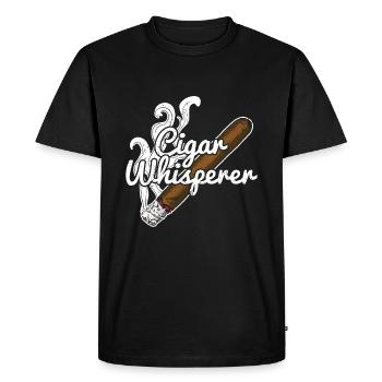 Cigar Cigars - Men's Premium Organic T-Shirt - black - Front - Nico (187cm)