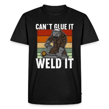 Soudeurs soudeurs - T-shirt Premium bio Homme - noir - Devant - Nico (187cm)