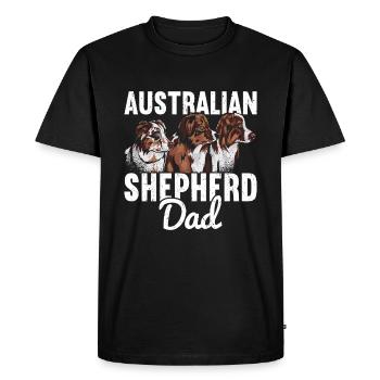 Berger australien - T-shirt Premium bio Homme - noir - Devant - Nico (187cm)