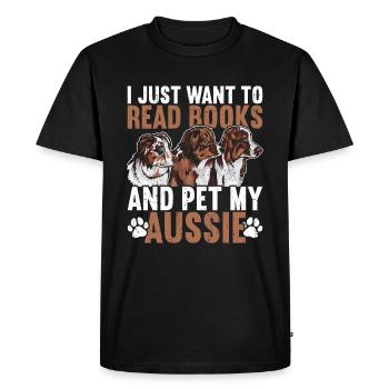 berger australien - T-shirt Premium bio Homme - noir - Devant - Nico (187cm)