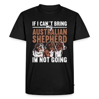 Berger australien - T-shirt Premium bio Homme - noir - Devant - Nico (187cm)