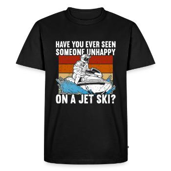 Jet Ski Jet Skiing - T-shirt Premium bio Homme - noir - Devant - Nico (187cm)
