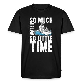 Jet Ski Jet Skiing - T-shirt Premium bio Homme - noir - Devant - Nico (187cm)