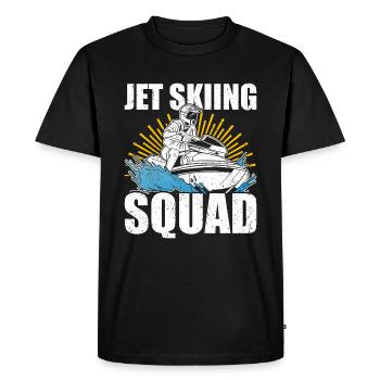 Jet Ski Jet Skiing - T-shirt Premium bio Homme - noir - Devant - Nico (187cm)