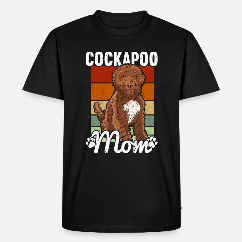 Cockapoo - Männer Premium Bio T-Shirt - Schwarz