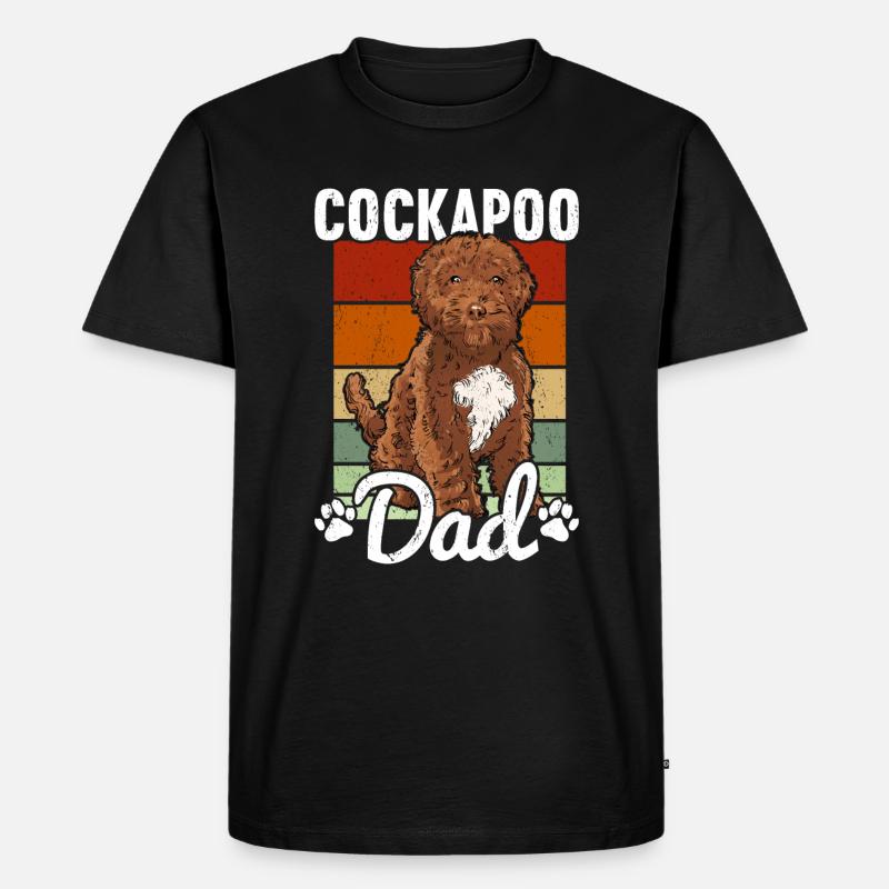 Cockapoo - Men's Premium Organic T-Shirt - black