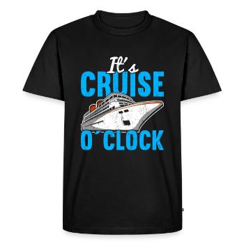 Croisière Croisière Vacances Croisière en famille - T-shirt Premium bio Homme - noir - Devant - Nico (187cm)