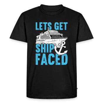 Croisière Croisière Vacances Croisière en famille - T-shirt Premium bio Homme - noir - Devant - Nico (187cm)
