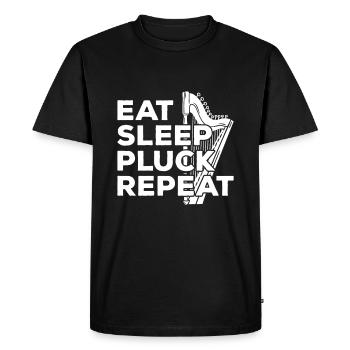 Harpes harpes - T-shirt Premium bio Homme - noir - Devant - Nico (187cm)