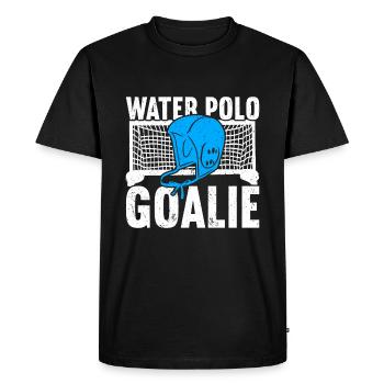 Waterpolo - T-shirt Premium bio Homme - noir - Devant - Nico (187cm)