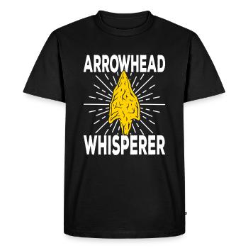 Pointes de flèches de chasse - T-shirt Premium bio Homme - noir - Devant - Nico (187cm)