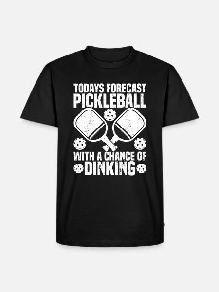 Pickleball - Men's Premium Organic T-Shirt - black