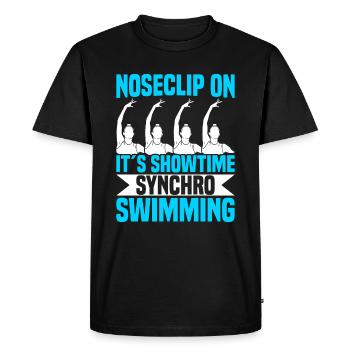 Synchronized Swimming - Men's Premium Organic T-Shirt - black - Front - Nico (187cm)
