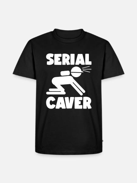 Höhlenhöhlen Höhlen Höhlenforschung - Männer Premium Bio T-Shirt - Schwarz