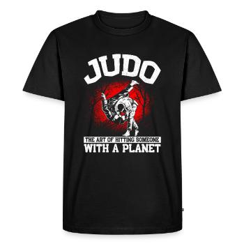 Judo Judoka Judo Cadeau pour le Judo - T-shirt Premium bio Homme - noir - Devant - Nico (187cm)
