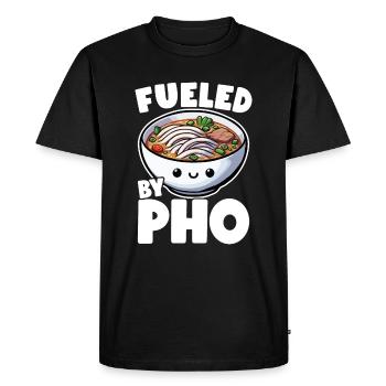 Pho Cuisine vietnamienne Vietnam Pho - T-shirt Premium bio Homme - noir - Devant - Nico (187cm)