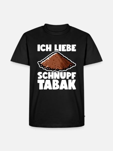 Schnupftabak - Männer Premium Bio T-Shirt - Schwarz
