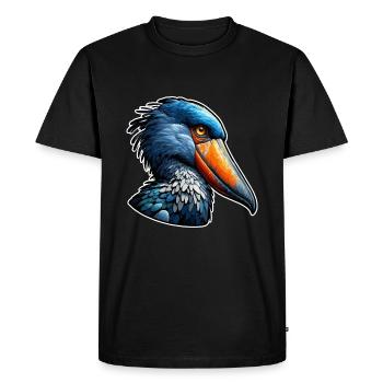 Shoebill Stork Gift Shoebill Storks Bird - Men's Premium Organic T-Shirt - black - Front - Nico (187cm)