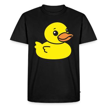 Small carnard - Men's Premium Organic T-Shirt - black - Front - Nico (187cm)