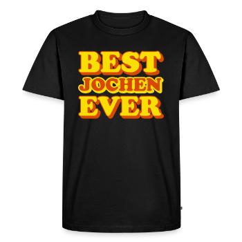 Jochen Prénom Drôle Cadeau - T-shirt Premium bio Homme - noir - Devant - Nico (187cm)