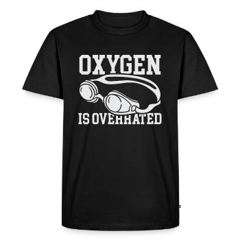 Moniteur de natation Natation Nageurs - T-shirt Premium bio Homme - noir - Devant - Nico (187cm)