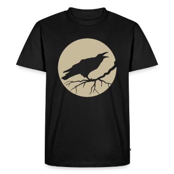 Raabe - Goth Gothic Goth Shirt - Men's Premium Organic T-Shirt - black - Front - Nico (187cm)
