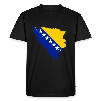 Bosnie Herzégovine - Bosnie Herzégovine - T-shirt Premium bio Homme - noir - Devant - Nico (187cm)