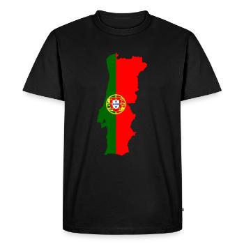 Portugal - T-shirt Premium bio Homme - noir - Devant - Nico (187cm)