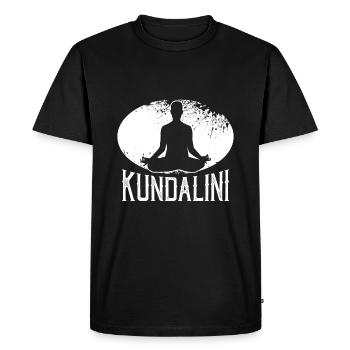 Kundalini Yoga - T-shirt Premium bio Homme - noir - Devant - Nico (187cm)