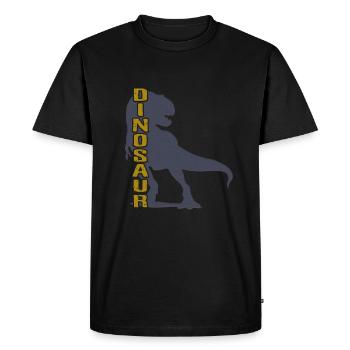 Dinosaure - dinosaures - T-shirt Premium bio Homme - noir - Devant - Nico (187cm)