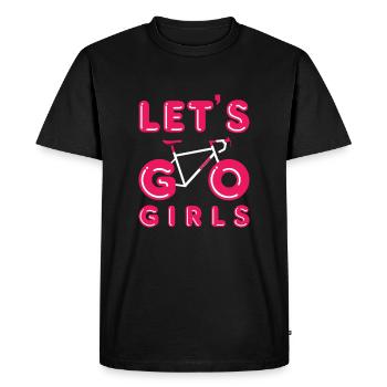 vélo - T-shirt Premium bio Homme - noir - Devant - Nico (187cm)