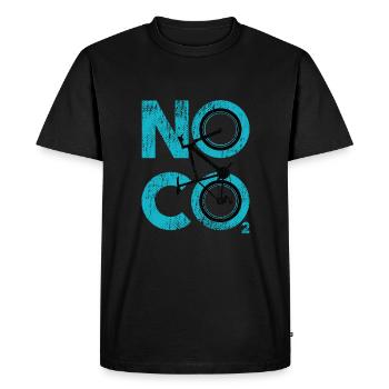 vélo - T-shirt Premium bio Homme - noir - Devant - Nico (187cm)