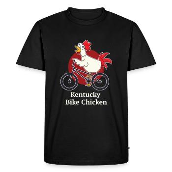 vélo - T-shirt Premium bio Homme - noir - Devant - Nico (187cm)
