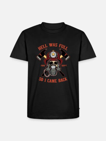 fire Department - Men's Premium Organic T-Shirt - black