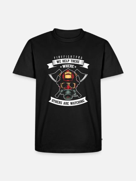 fire Department - Men's Premium Organic T-Shirt - black