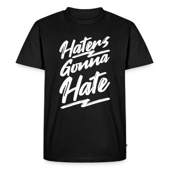 motivation - T-shirt Premium bio Homme - noir - Devant - Nico (187cm)