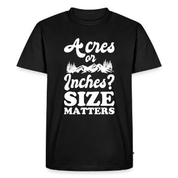 Agriculteur agriculteur - T-shirt Premium bio Homme - noir - Devant - Nico (187cm)