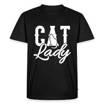 cats - Men's Premium Organic T-Shirt - black - Front - Nico (187cm)