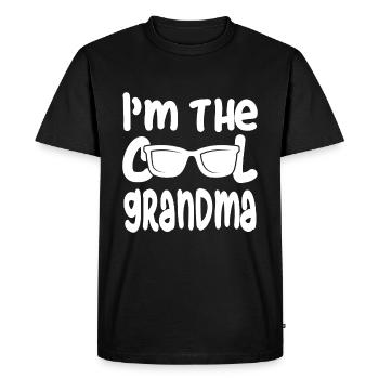 Granny - Men's Premium Organic T-Shirt - black - Front - Nico (187cm)