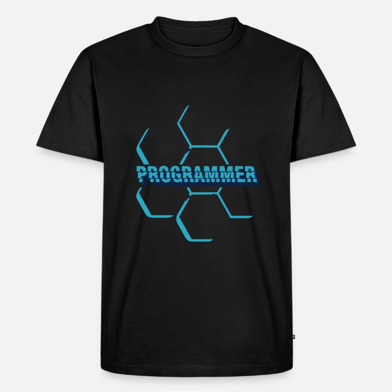 Computer programmer - Programmierer - Männer Premium Bio T-Shirt - Schwarz