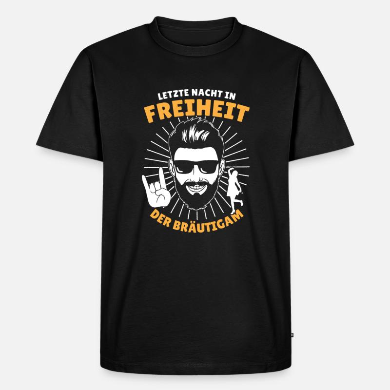 JGA Junggesellenabschied - Männer Premium Bio T-Shirt - Schwarz