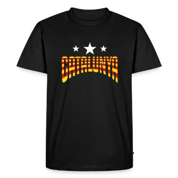 Catalogne - T-shirt Premium bio Homme - noir - Devant - Nico (187cm)