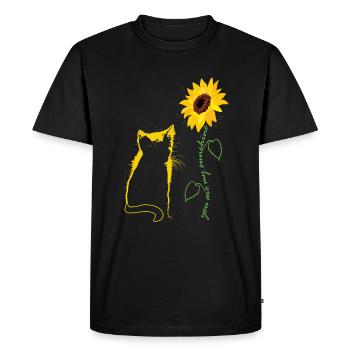 Cat You Are My Sunshine Super Cute Cat Lover Perfe - T-shirt Premium bio Homme - noir - Devant - Nico (187cm)